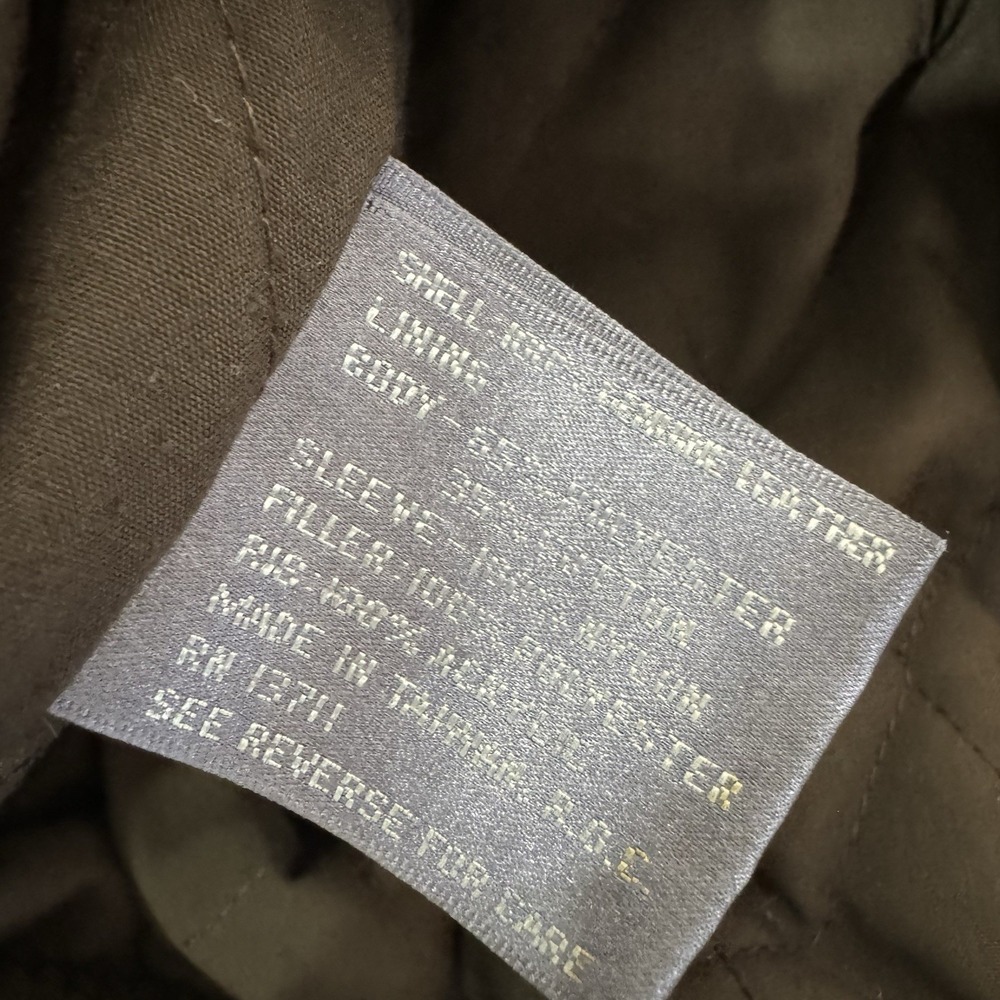 VTG Mens Shop Brown Leather Jacket Distressed Sz L Bomber Classic Trendy Flight - Picture 8 of 8